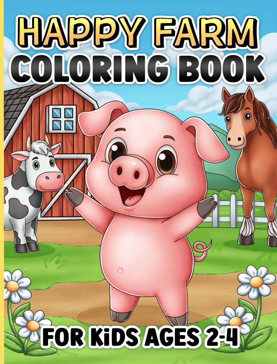 Happy Farm Coloring&nbsp;Book