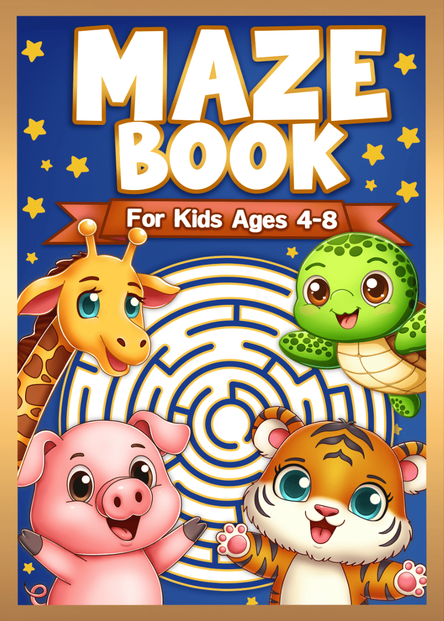 Maze Book for Kids Ages&nbsp;4-8