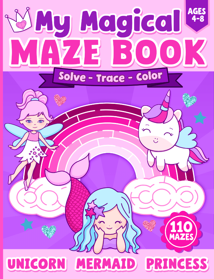 My Magical Maze Book: Solve, Trace, and&nbsp;Color