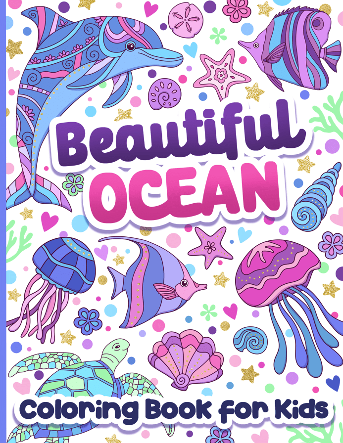 Beautiful Ocean Coloring Book for&nbsp;Kids