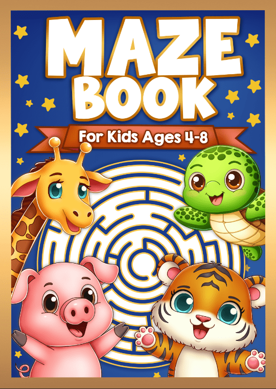 Maze Book for Kids Ages&nbsp;4-8